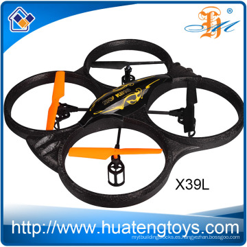 Productos vendedores calientes X39V teledirigido 2.4g del helicóptero del ufo del eje 2.4g con la luz llevada